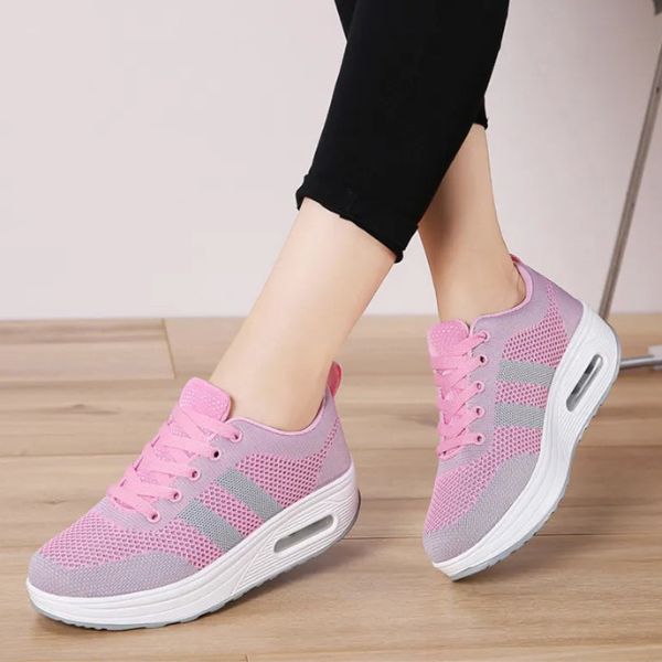 Ortopediska sneakers med luftkudde – Lätta, snygga och stötdämpande promenadskor